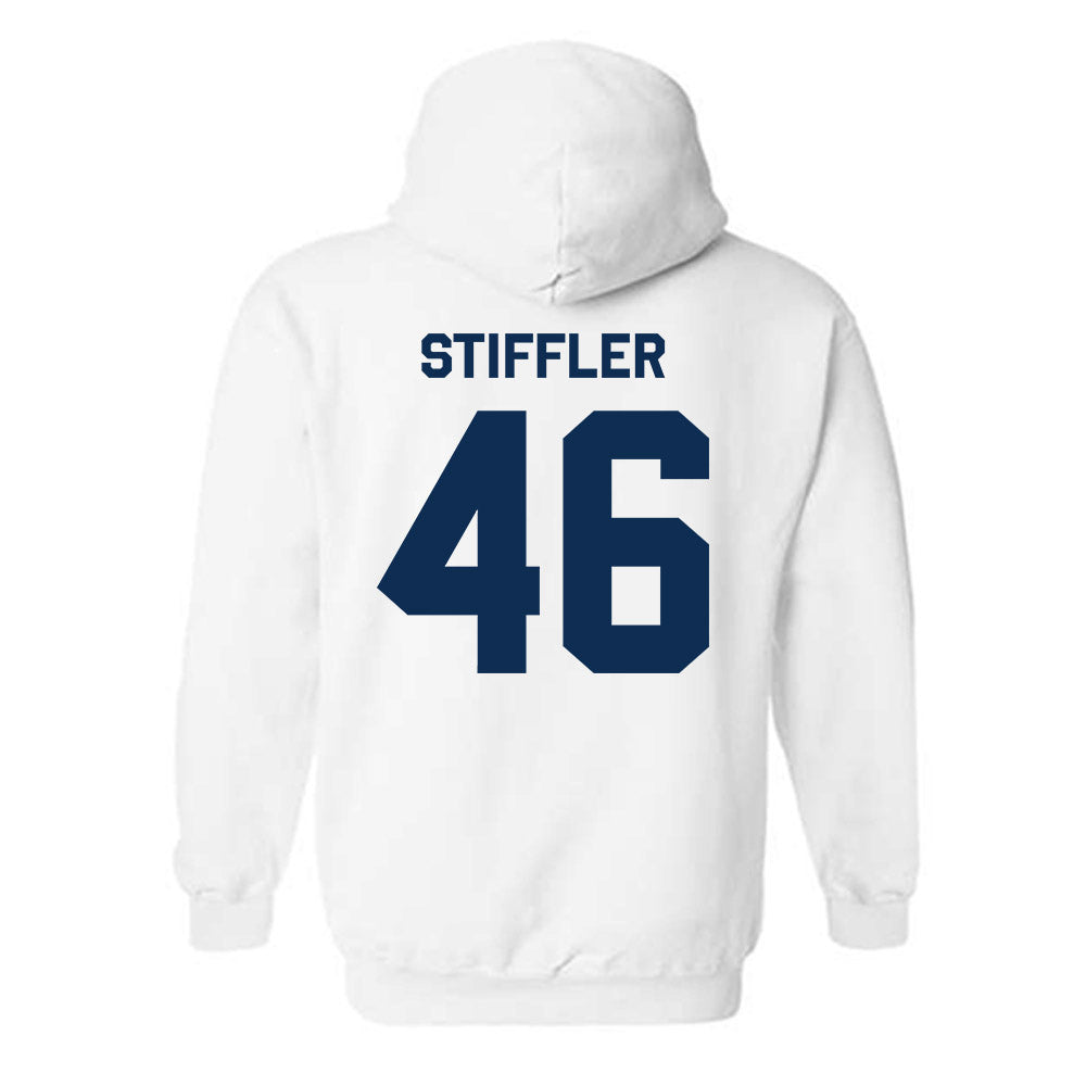 West Virginia - NCAA Baseball : Mac Stiffler - Classic Shersey Hooded Sweatshirt-1