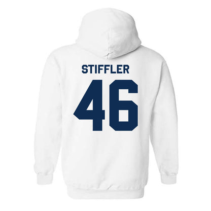 West Virginia - NCAA Baseball : Mac Stiffler - Classic Shersey Hooded Sweatshirt-1