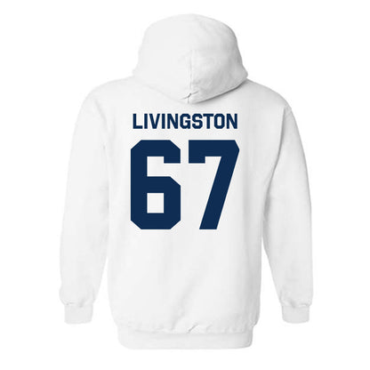West Virginia - NCAA Football : Landen Livingston - Classic Shersey Hooded Sweatshirt-1