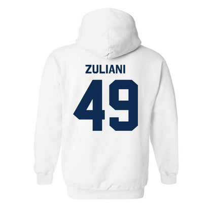 West Virginia - NCAA Football : Carter Zuliani - Classic Shersey Hooded Sweatshirt-1