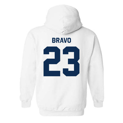 West Virginia - NCAA Baseball : Zach Bravo - Classic Shersey Hooded Sweatshirt-1
