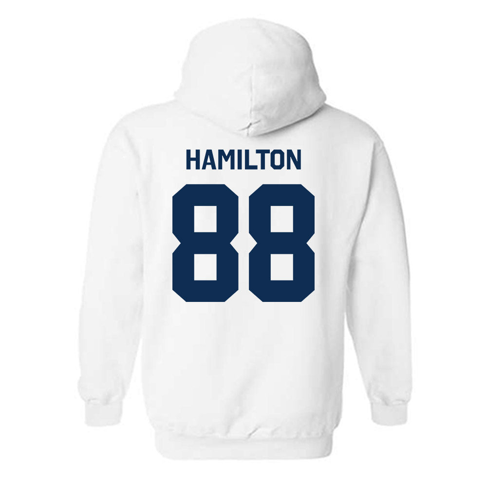 West Virginia - NCAA Football : Sam Hamilton - Classic Shersey Hooded Sweatshirt-1