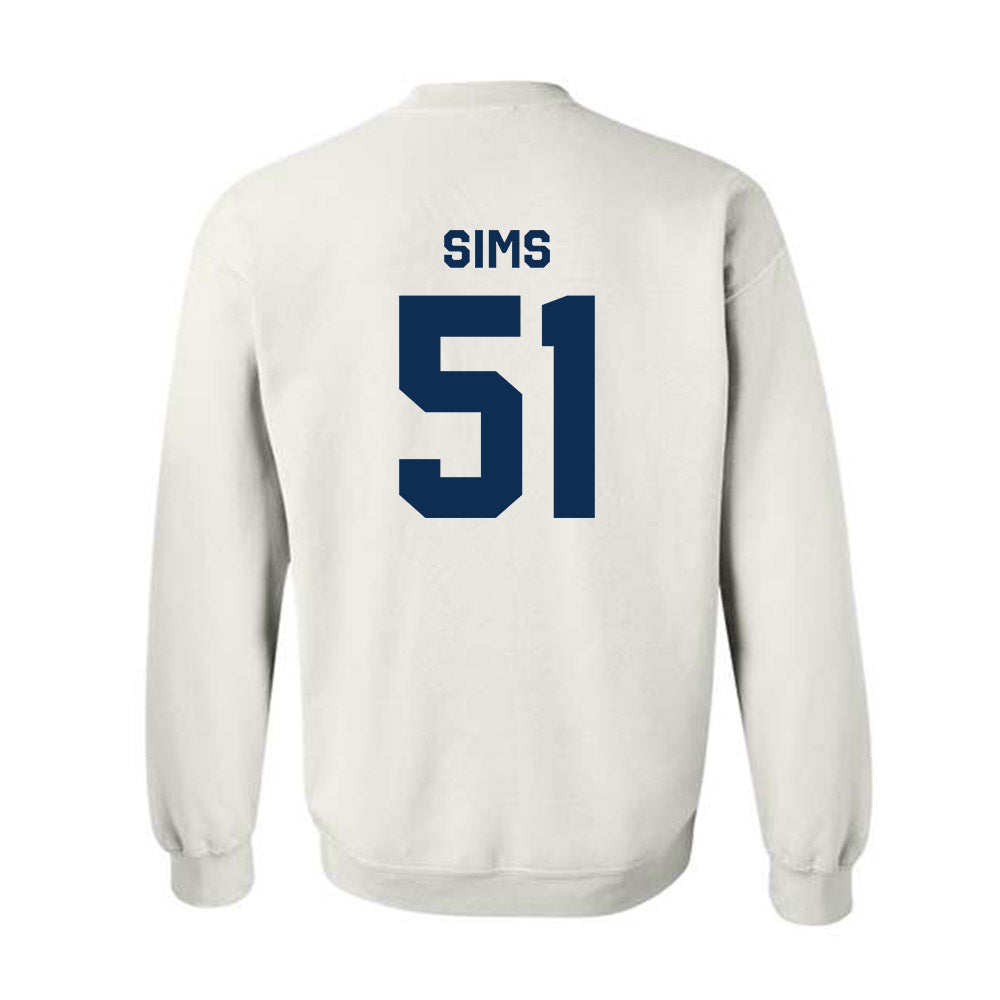 West Virginia - NCAA Baseball : Colton Sims - Classic Shersey Crewneck Sweatshirt-1