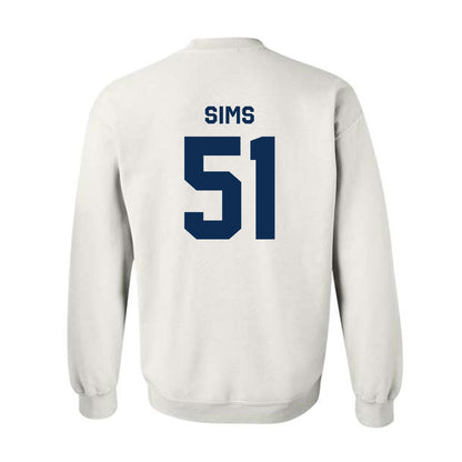 West Virginia - NCAA Baseball : Colton Sims - Classic Shersey Crewneck Sweatshirt-1