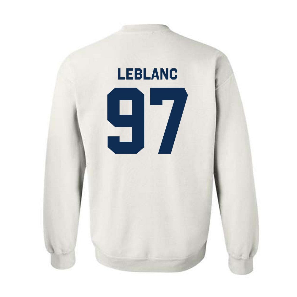 West Virginia - NCAA Football : Will LeBlanc - Classic Shersey Crewneck Sweatshirt-1