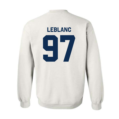 West Virginia - NCAA Football : Will LeBlanc - Classic Shersey Crewneck Sweatshirt-1