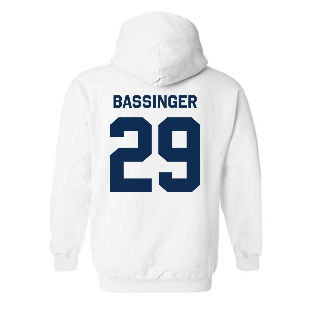 West Virginia - NCAA Baseball : Reese Bassinger - Classic Shersey Hooded Sweatshirt-1