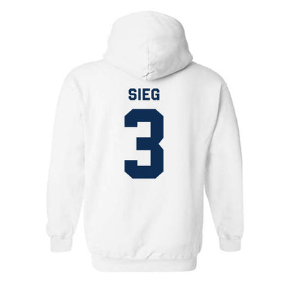 West Virginia - NCAA Football : Matt Sieg - Classic Shersey Hooded Sweatshirt-1