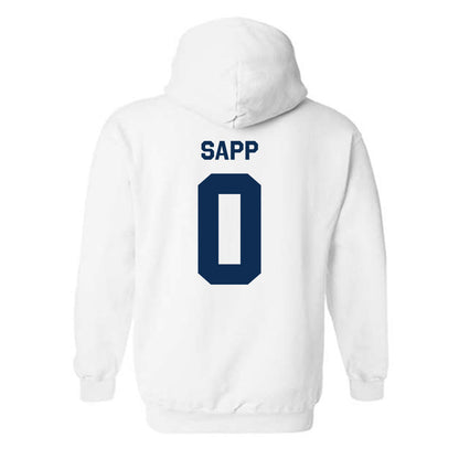 West Virginia - NCAA Football : Josh Sapp - Classic Shersey Hooded Sweatshirt-1