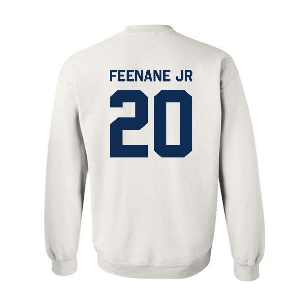West Virginia - NCAA Men's Basketball : Michael Feenane Jr - Classic Shersey Crewneck Sweatshirt-1