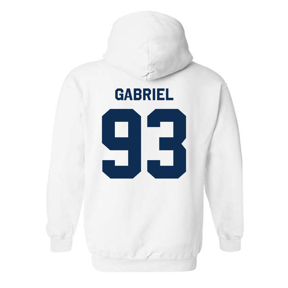 West Virginia - NCAA Football : Nate Gabriel - Classic Shersey Hooded Sweatshirt-1