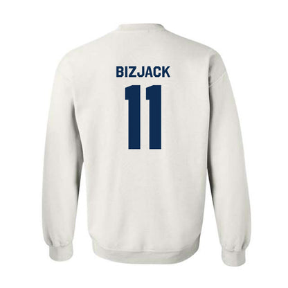 West Virginia - NCAA Men's Basketball : Finley Bizjack - Classic Shersey Crewneck Sweatshirt-1
