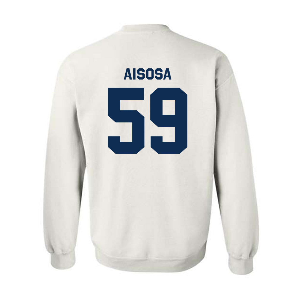 West Virginia - NCAA Football : Josh Aisosa - Classic Shersey Crewneck Sweatshirt-1