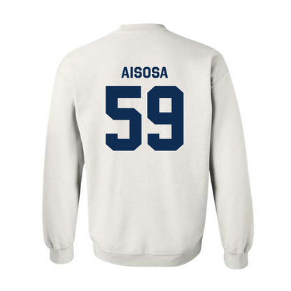 West Virginia - NCAA Football : Josh Aisosa - Classic Shersey Crewneck Sweatshirt-1