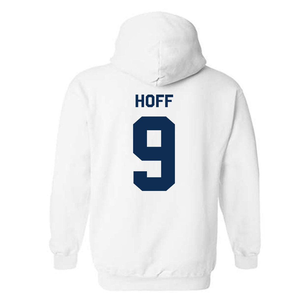 West Virginia - NCAA Baseball : Bryson Hoff - Classic Shersey Hooded Sweatshirt-1