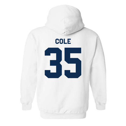 West Virginia - NCAA Baseball : Chansen Cole - Classic Shersey Hooded Sweatshirt-1