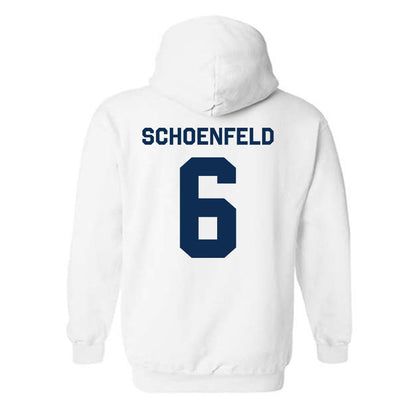 West Virginia - NCAA Baseball : Paul Schoenfeld - Classic Shersey Hooded Sweatshirt-1
