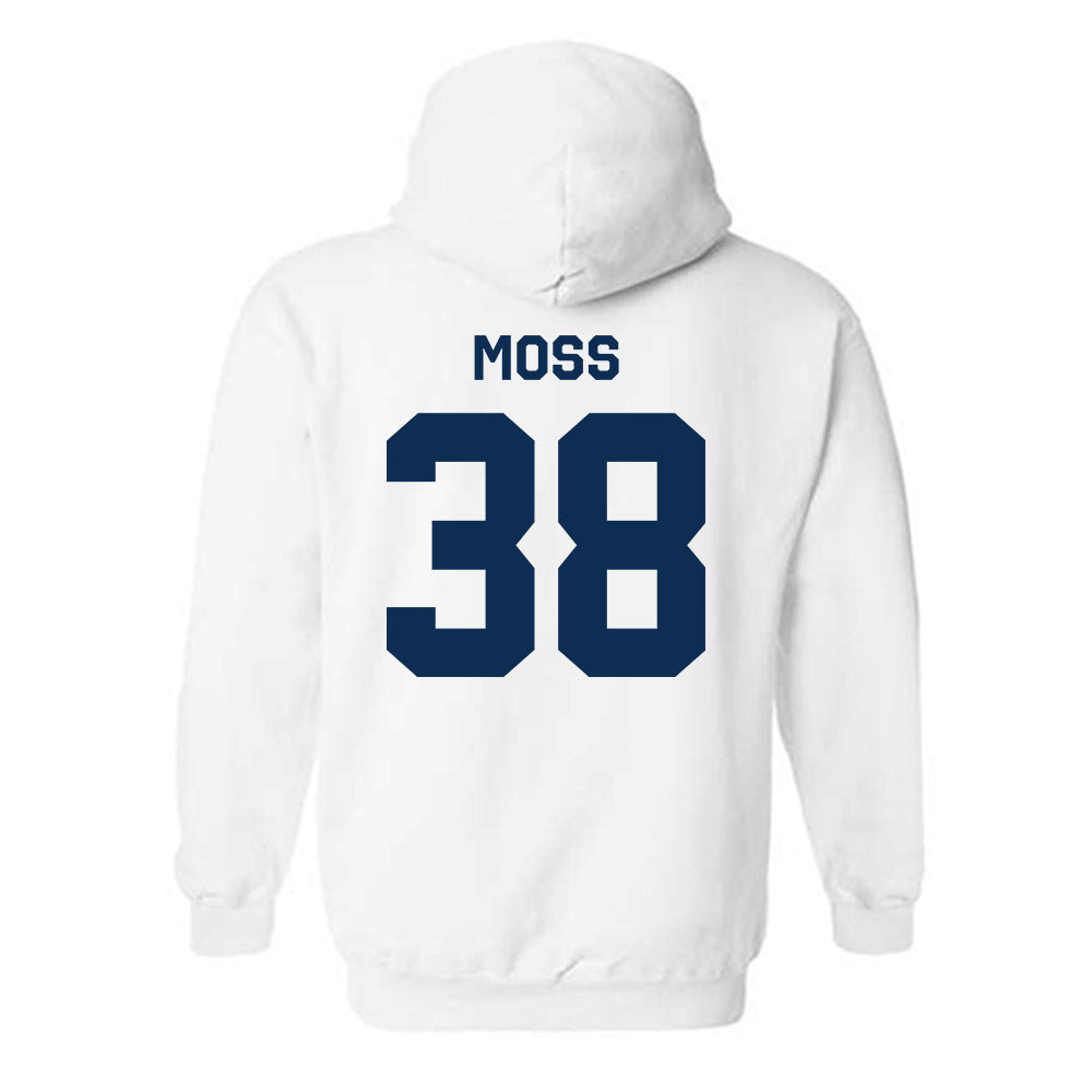 West Virginia - NCAA Football : Macguire Moss - Classic Shersey Hooded Sweatshirt-1