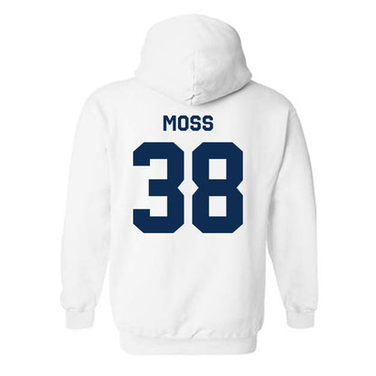 West Virginia - NCAA Football : Macguire Moss - Classic Shersey Hooded Sweatshirt-1