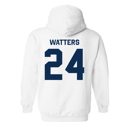West Virginia - NCAA Baseball : Jacob Watters - Classic Shersey Hooded Sweatshirt-1