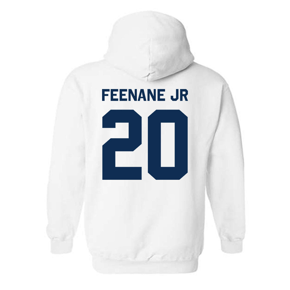 West Virginia - NCAA Men's Basketball : Michael Feenane Jr - Classic Shersey Hooded Sweatshirt-1