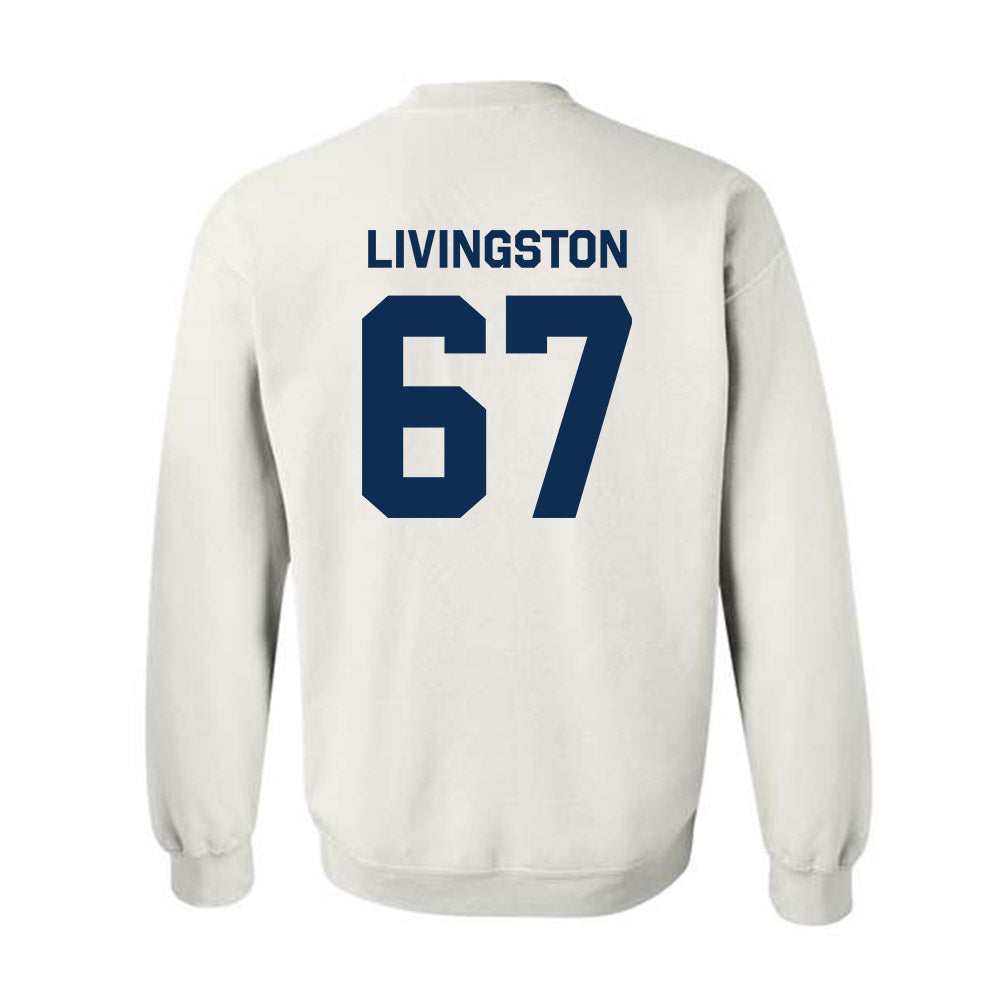 West Virginia - NCAA Football : Landen Livingston - Classic Shersey Crewneck Sweatshirt-1