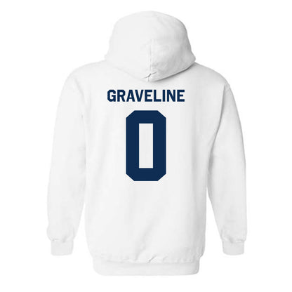 West Virginia - NCAA Baseball : Matthew Graveline - Classic Shersey Hooded Sweatshirt-1
