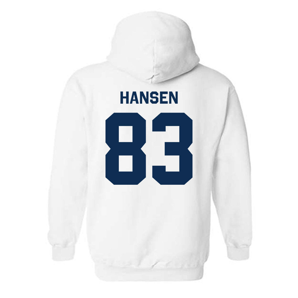 West Virginia - NCAA Football : Bryan Hansen - Classic Shersey Hooded Sweatshirt-1