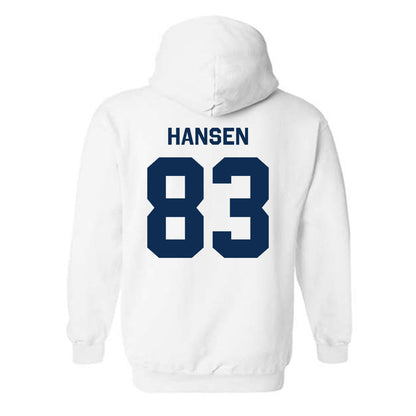 West Virginia - NCAA Football : Bryan Hansen - Classic Shersey Hooded Sweatshirt-1