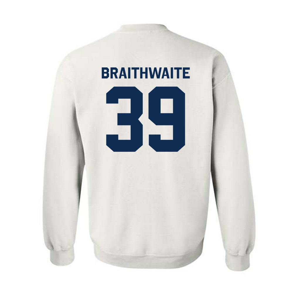 West Virginia - NCAA Baseball : Trey Braithwaite - Classic Shersey Crewneck Sweatshirt-1