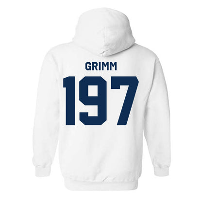 West Virginia - NCAA Wrestling : Coen Grimm - Classic Shersey Hooded Sweatshirt-1