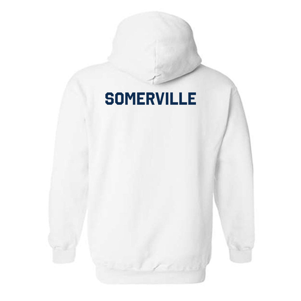 West Virginia - NCAA Men's Basketball : Martin Somerville - Classic Shersey Hooded Sweatshirt-1