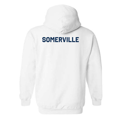 West Virginia - NCAA Men's Basketball : Martin Somerville - Classic Shersey Hooded Sweatshirt-1