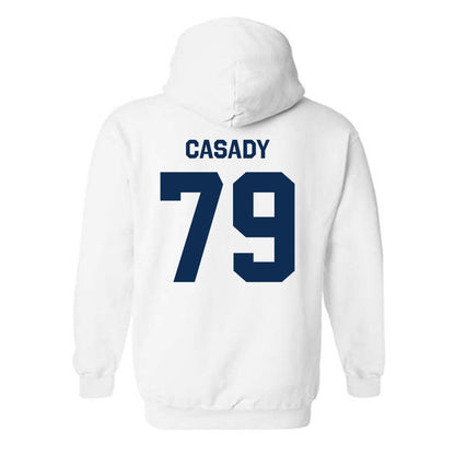 West Virginia - NCAA Football : Carsten Casady - Classic Shersey Hooded Sweatshirt-1