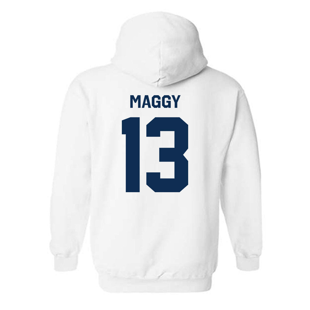 West Virginia - NCAA Baseball : Ryan Maggy - Classic Shersey Hooded Sweatshirt-1