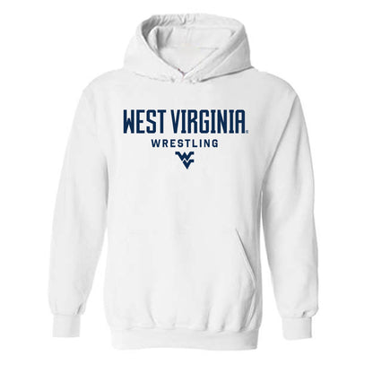 West Virginia - NCAA Wrestling : Wilson Spires - Classic Shersey Hooded Sweatshirt-0