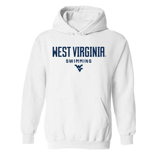 West Virginia - NCAA Men's Swimming & Diving : Deividas Timinskas - Classic Shersey Hooded Sweatshirt-0