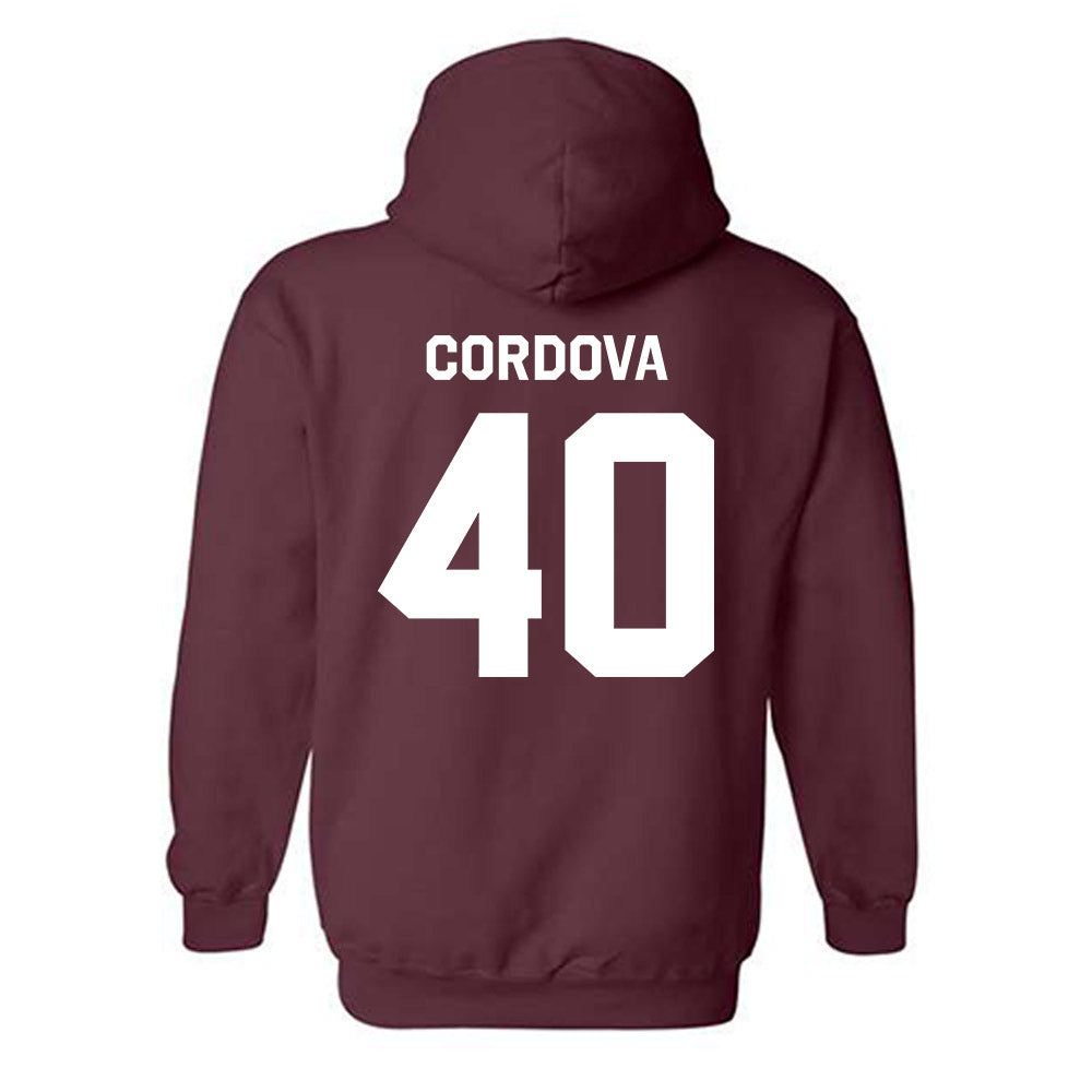 Mississippi State - NCAA Football : Gus Cordova - Classic Shersey Hooded Sweatshirt-3