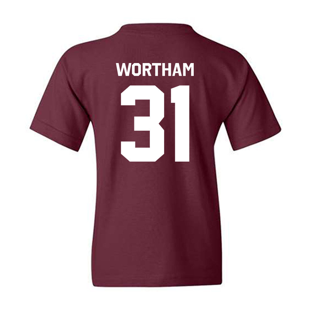 Mississippi State - NCAA Baseball : Charlie Wortham - Classic Shersey Youth T-Shirt-1
