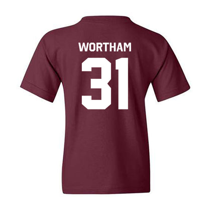 Mississippi State - NCAA Baseball : Charlie Wortham - Classic Shersey Youth T-Shirt-1