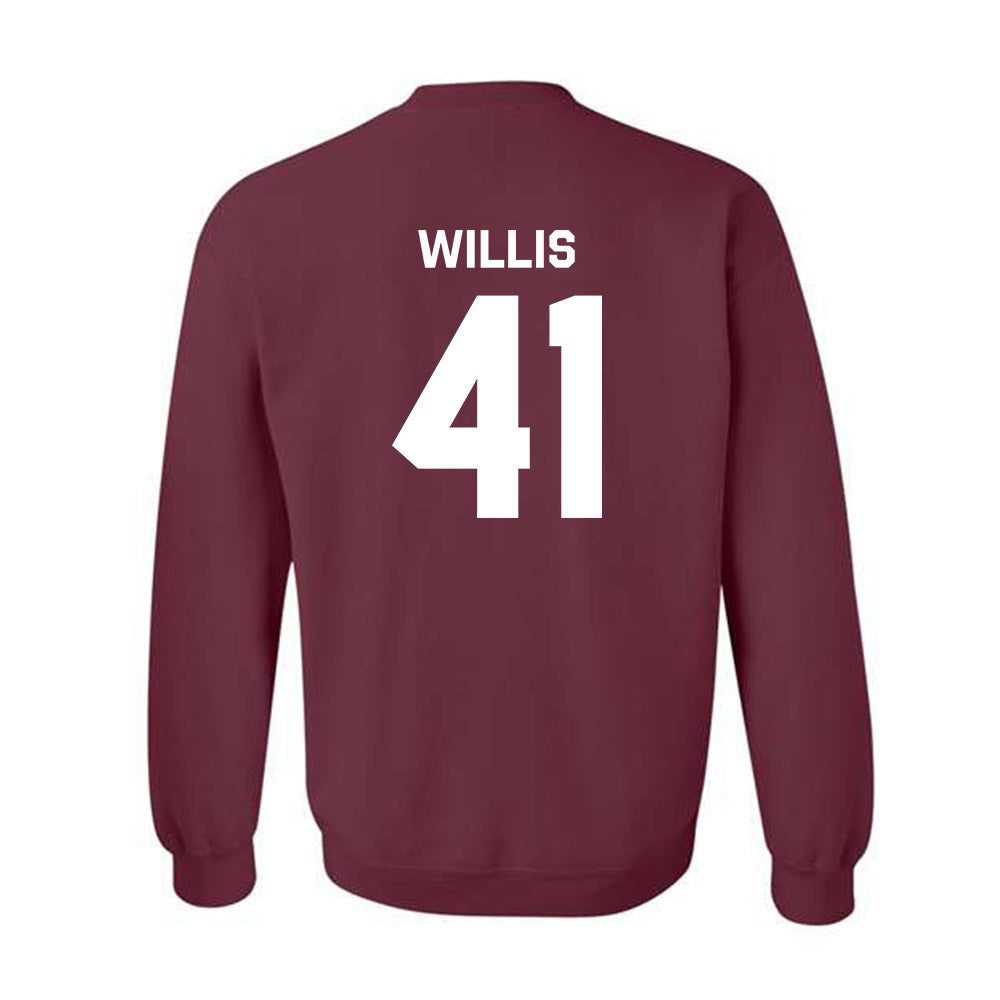 Mississippi State - NCAA Football : Tyshun Willis - Classic Shersey Crewneck Sweatshirt-3