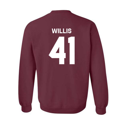 Mississippi State - NCAA Football : Tyshun Willis - Classic Shersey Crewneck Sweatshirt-3