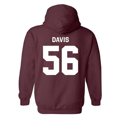 Mississippi State - NCAA Football : Wesley Davis - Classic Shersey Hooded Sweatshirt-1