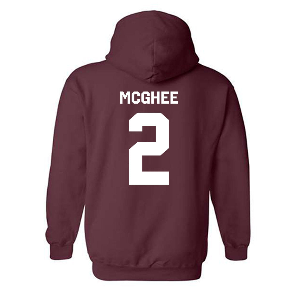 Mississippi State - NCAA Men's Basketball : Jaborri Mcghee - Classic Shersey Hooded Sweatshirt-1
