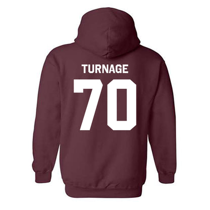 Mississippi State - NCAA Football : Breyden Turnage - Classic Shersey Hooded Sweatshirt-1