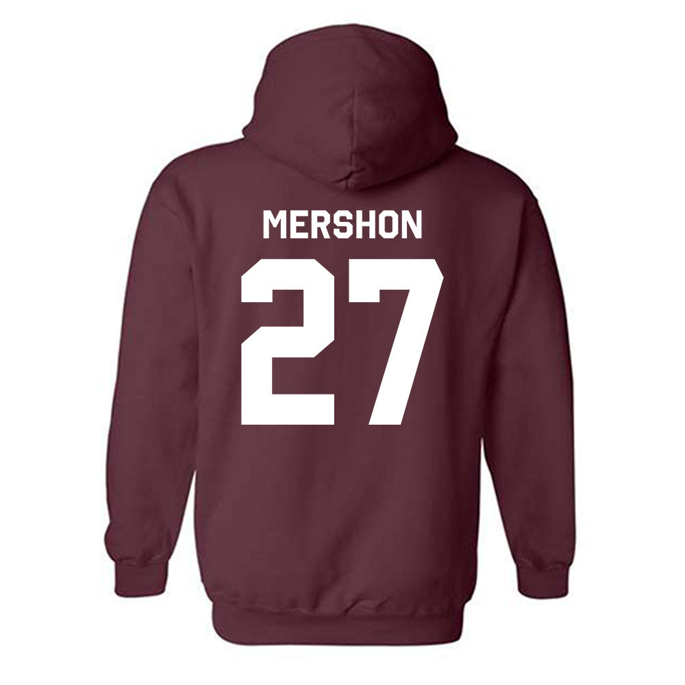 Mississippi State - NCAA Baseball : Peter Mershon - Classic Shersey Hooded Sweatshirt-1
