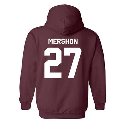Mississippi State - NCAA Baseball : Peter Mershon - Classic Shersey Hooded Sweatshirt-1