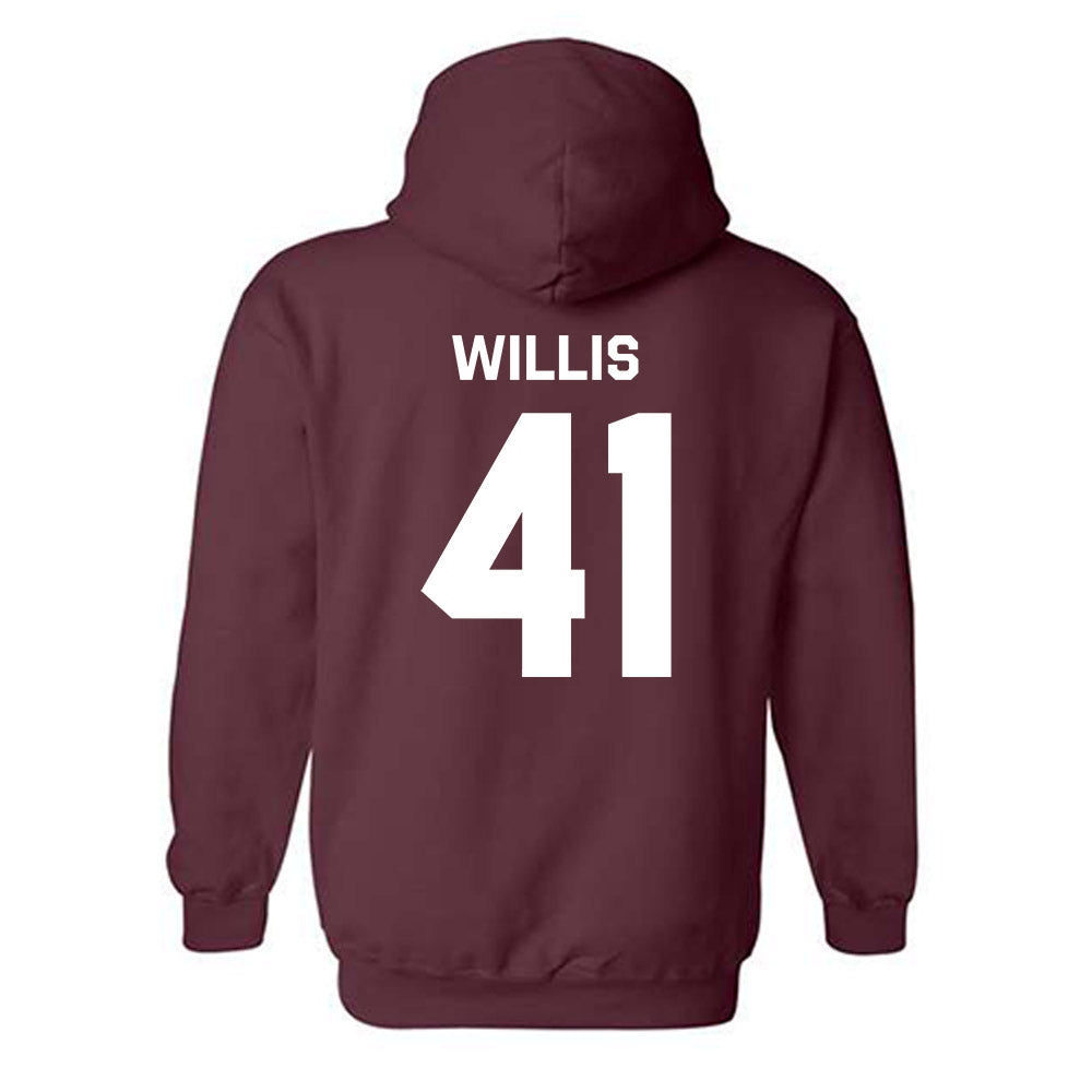 Mississippi State - NCAA Football : Tyshun Willis - Classic Shersey Hooded Sweatshirt-3