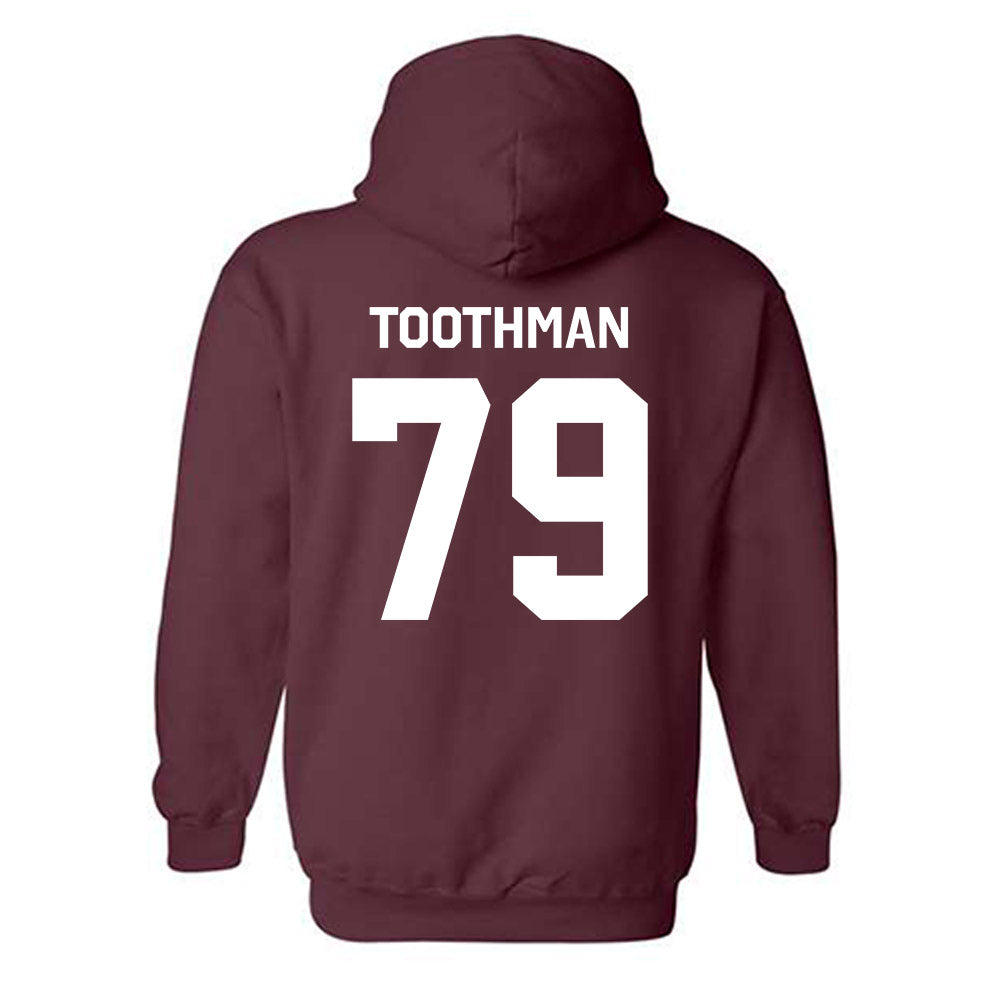Mississippi State - NCAA Football : Dalton Toothman - Classic Shersey Hooded Sweatshirt-1