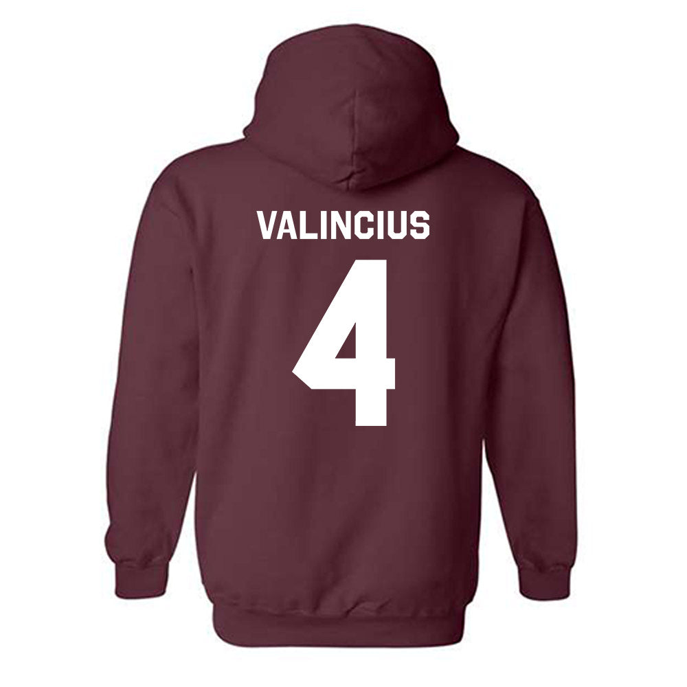 Mississippi State - NCAA Baseball : Tomas Valincius - Classic Shersey Hooded Sweatshirt-1